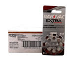 RAYOVAC Hearing Aid Batteries, Size 312 - Box of 80