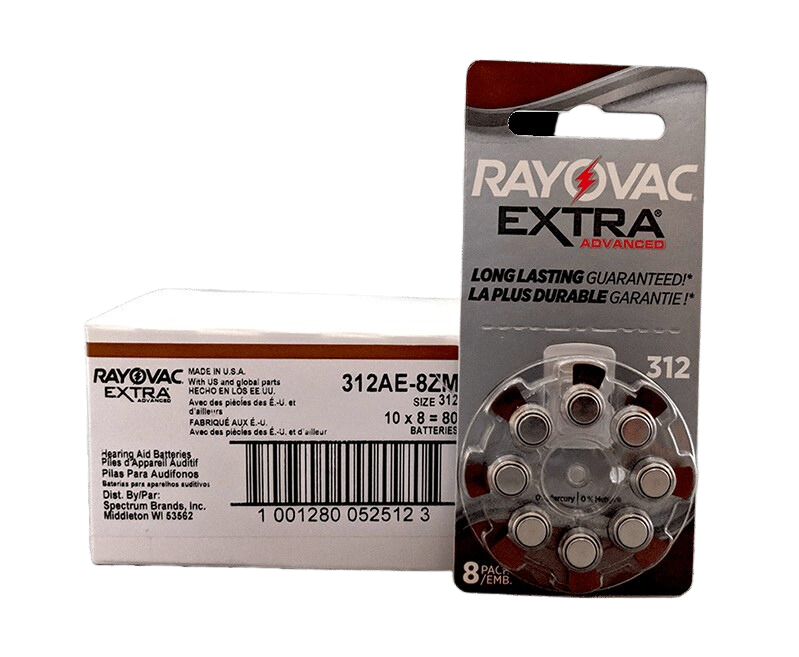 Cornwall Sanders genopretning Buy Rayovac Hearing Aid Batteries, Size 312 - Box Of 80
