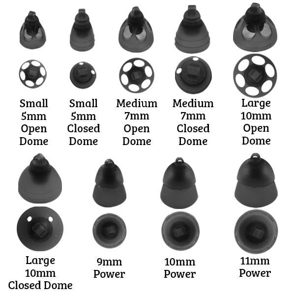 Hearing Aid Dome Size Chart