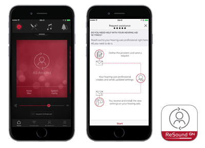 resound app connect hearing aids