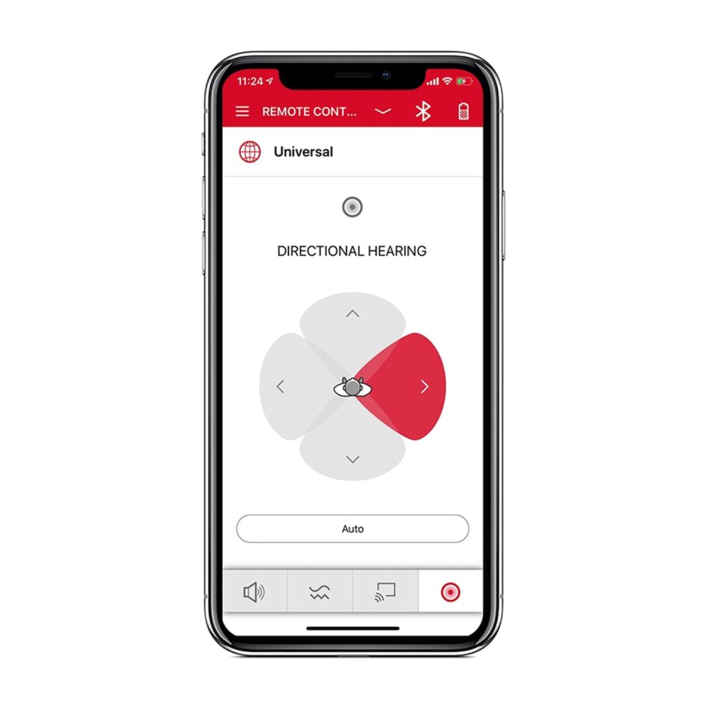 Signia App Directional Control