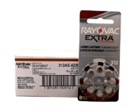 RAYOVAC Hearing Aid Batteries<br>Size 312 – Box of 80