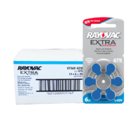 RAYOVAC Extra Hearing Aid Batteries<br>Size 675 – Box of 60