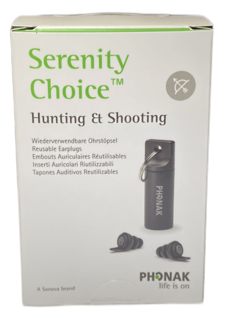 Serenity Choice Ear Plugs for Hunting and Shooting by Phonak