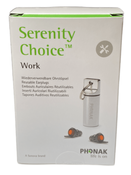 Serenity Choice Ear Plugs for Work by Phonak