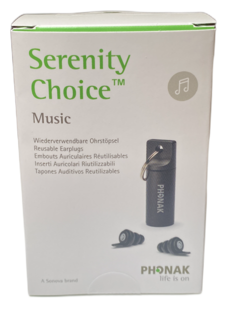 Serenity Choice Ear Plugs for Music by Phonak
