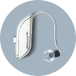 ReSound Omnia Sparkling Grey | ReSound Nexia 9 Hearing Aid<br>(RIE 62) 13 Zinc Air Battery ReSound Omnia Sparkling Grey